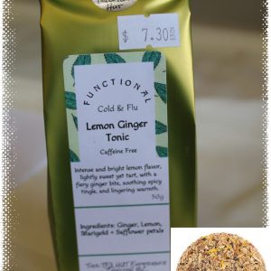 FUNCTIONAL Tea: Cold + Flu | Lemon Ginger Tonic