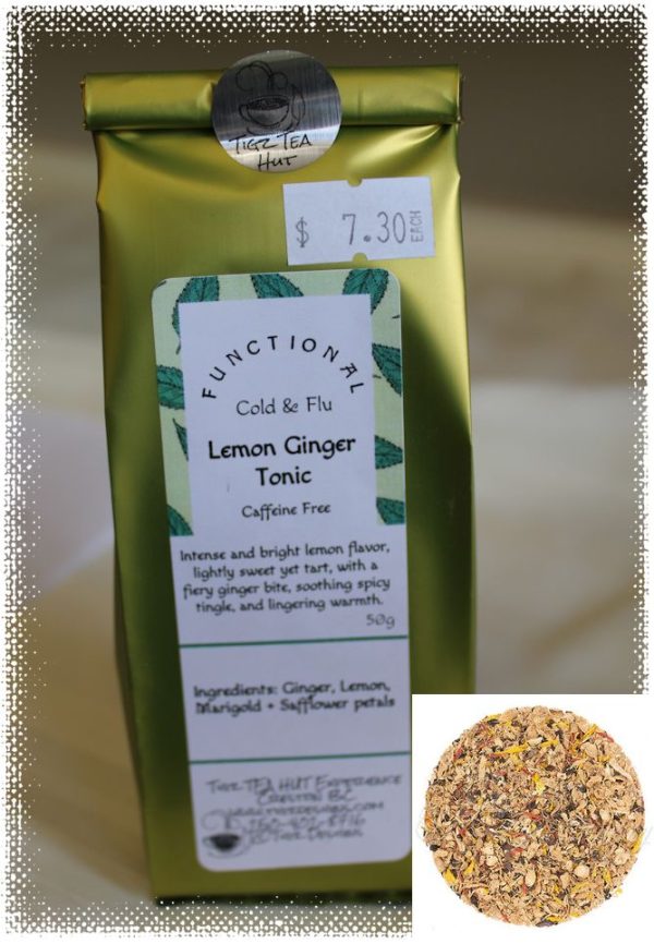 FUNCTIONAL Tea: Cold + Flu | Lemon Ginger Tonic