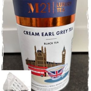 Cream Earl Grey Pyramid Tea Bags | Black Tea
