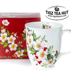 McIntosh Fine Bone China | Botanical Flowers "Festive Floral" Java Mug