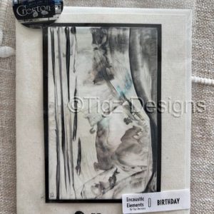 Birthday Greeting Card | Encaustic Elements #19-55