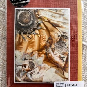 Birthday Greeting Card | Encaustic Element #21-102
