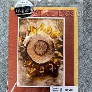 Get Well Greeting Card | Encaustic Elements #21-116