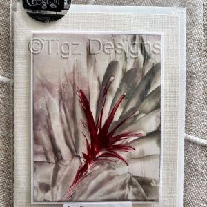Missing You Greeting Card | Encaustic Elements