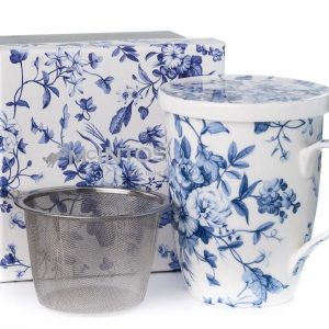 McIntosh Fine Bone China | Always in Bloom Tea Mug w/Infuser