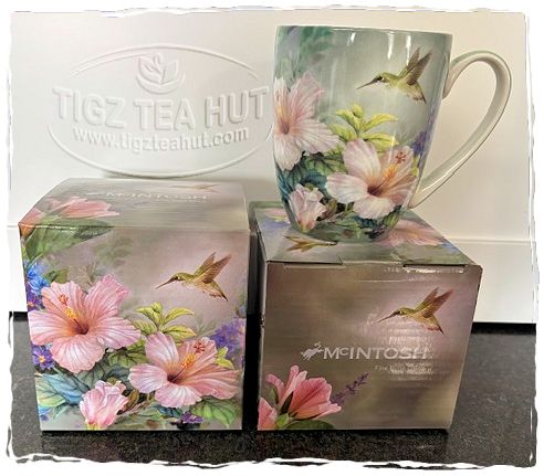McIntosh Fine Bone China | Lena Liu "Hummingbirds" Latte Mug