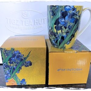 McIntosh Fine Bone China | Van Gogh "Irises" Latte Mug