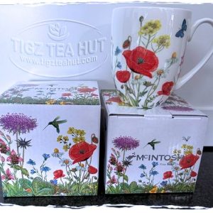 McIntosh Fine Bone China | "Wildflowers" Latte Mug
