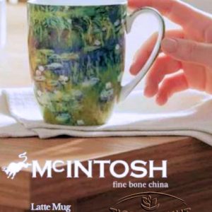 McIntosh Fine Bone China | Monet "Water Lilies" Latte Mug
