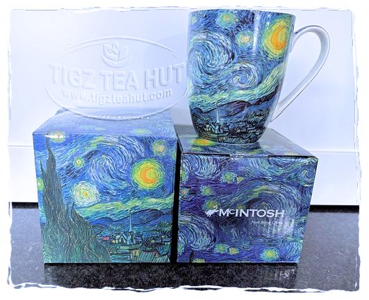 McIntosh Fine Bone China | Van Gogh "Starry Night" Latte Mug